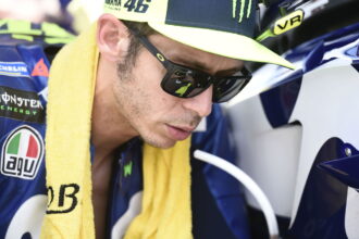 Stumble under pressure from the legendary Valentino Rossi Motog Pre-Code Mark Marquez