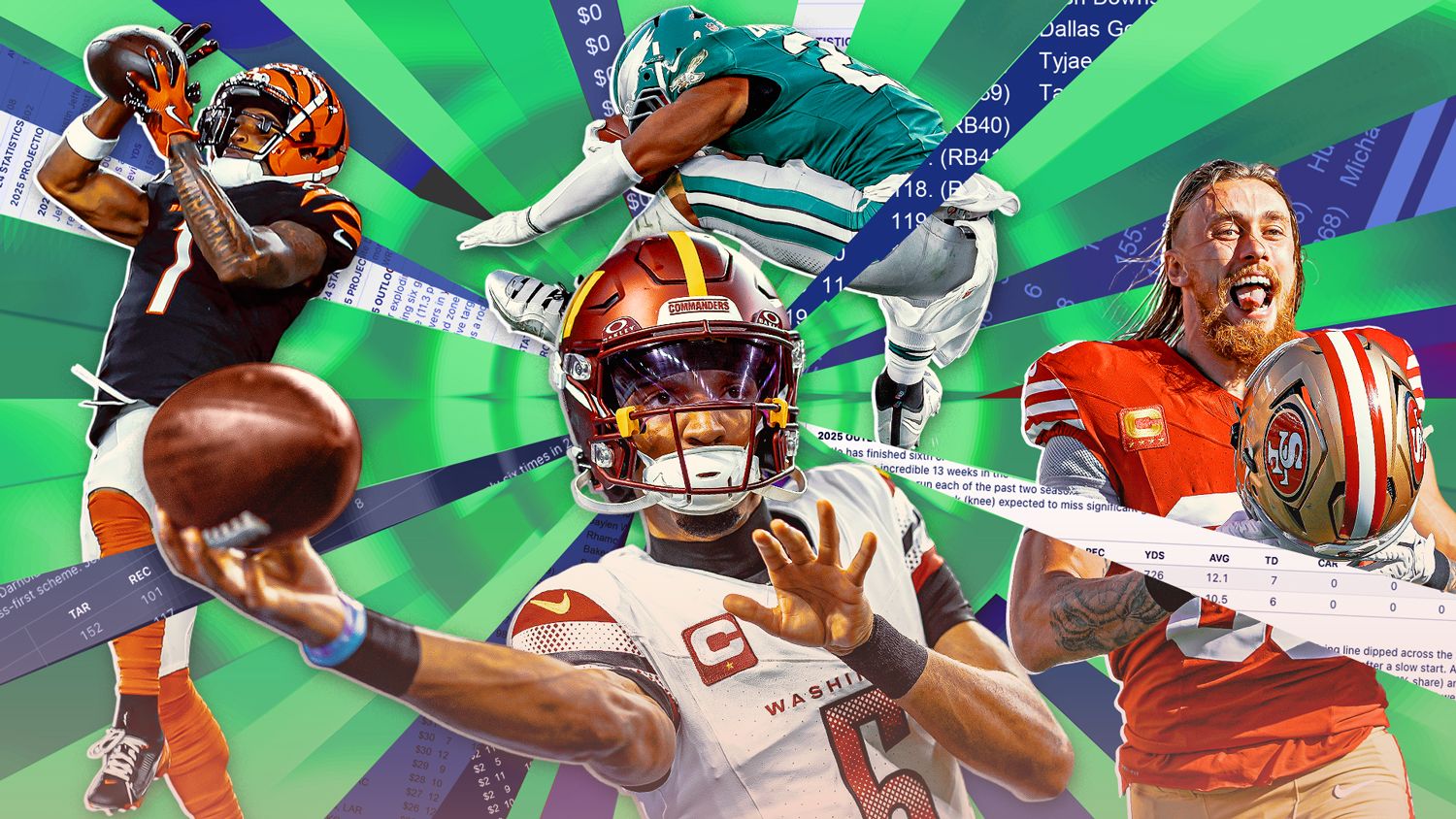 2025 Fantasy Football Draft Guide - Rankings, Mock Drafts, Analysis
