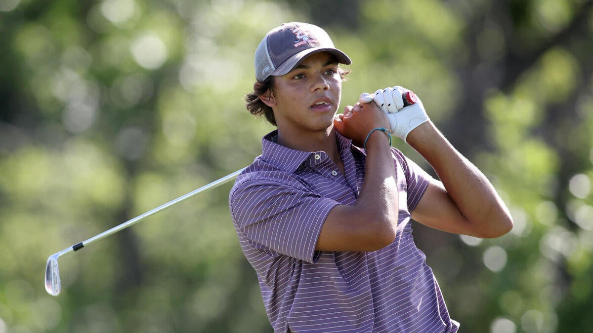 Watch: Charlie Woods will drain his second ace in the Junior Player Championship less than a year later.