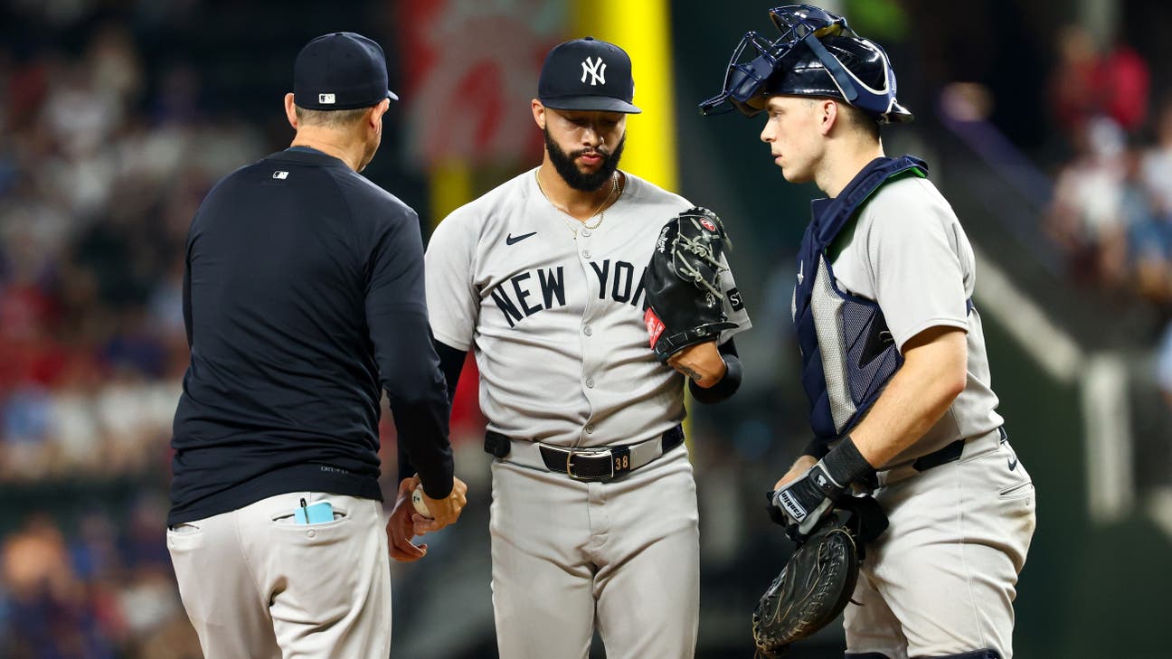 Yankees Aaron Boone talks about his decision to stick to Devin Williams, who is struggling after losing to the Rangers