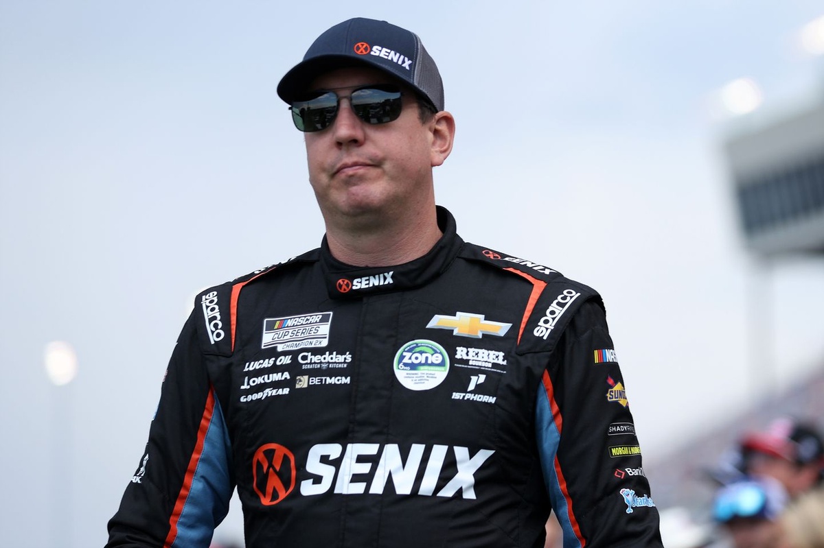 Kyle Bush is away from a massive practice crash at Iowa Speedway