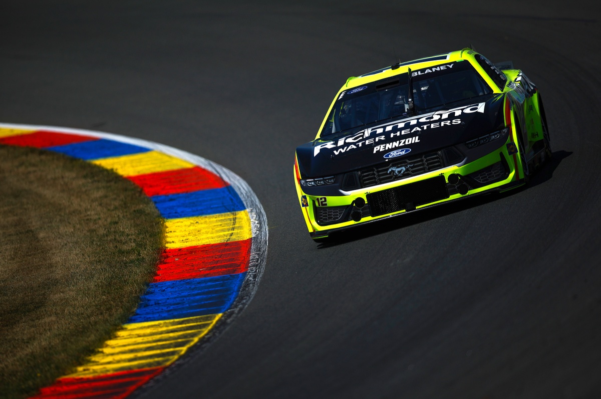 Ryan Branny defeated Shane Van Gisbergen in 0.033 seconds in Watkins Glenn Paul position.