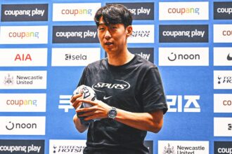 His son Hyun Min announced he was leaving Spurs on a link to LAFC