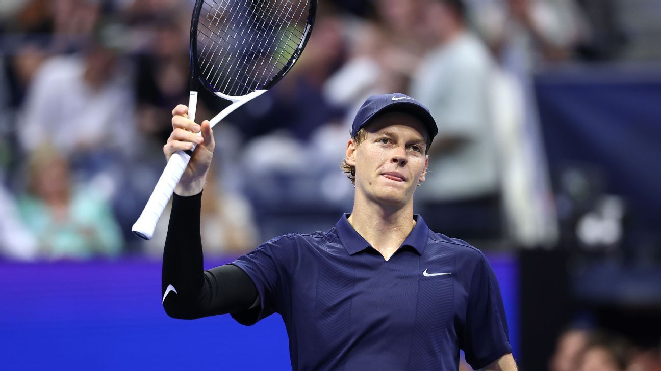 No. 1 Jannik Sinner advances to the 2025 US Open Quarter Final