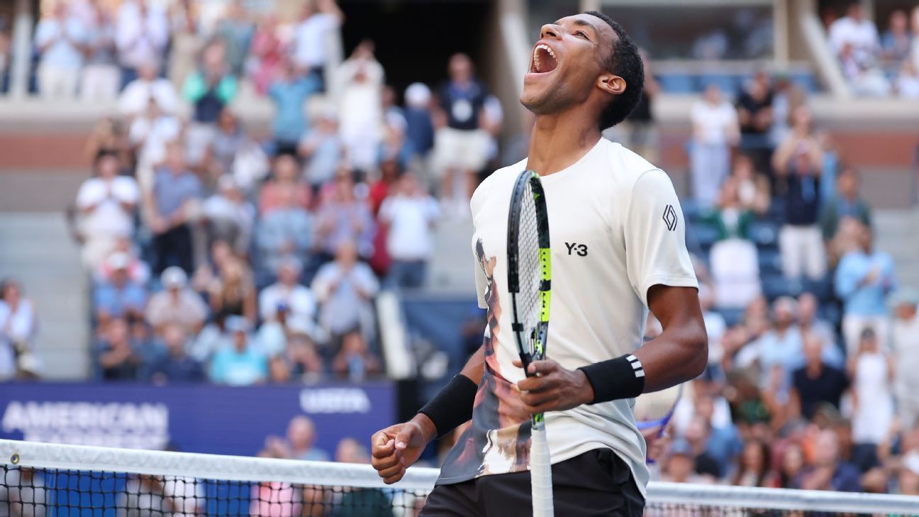Felix Auger-Aliassime reaches us with Alex de Minaurus top