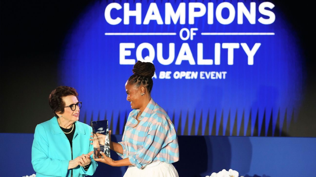 Ava Duvernay accepts Stacey Allaster Accept of Equality Award