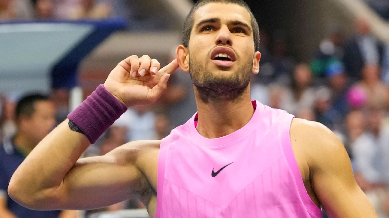 Carlos Alcaraz defeated rival Janik Thinner at the US Open