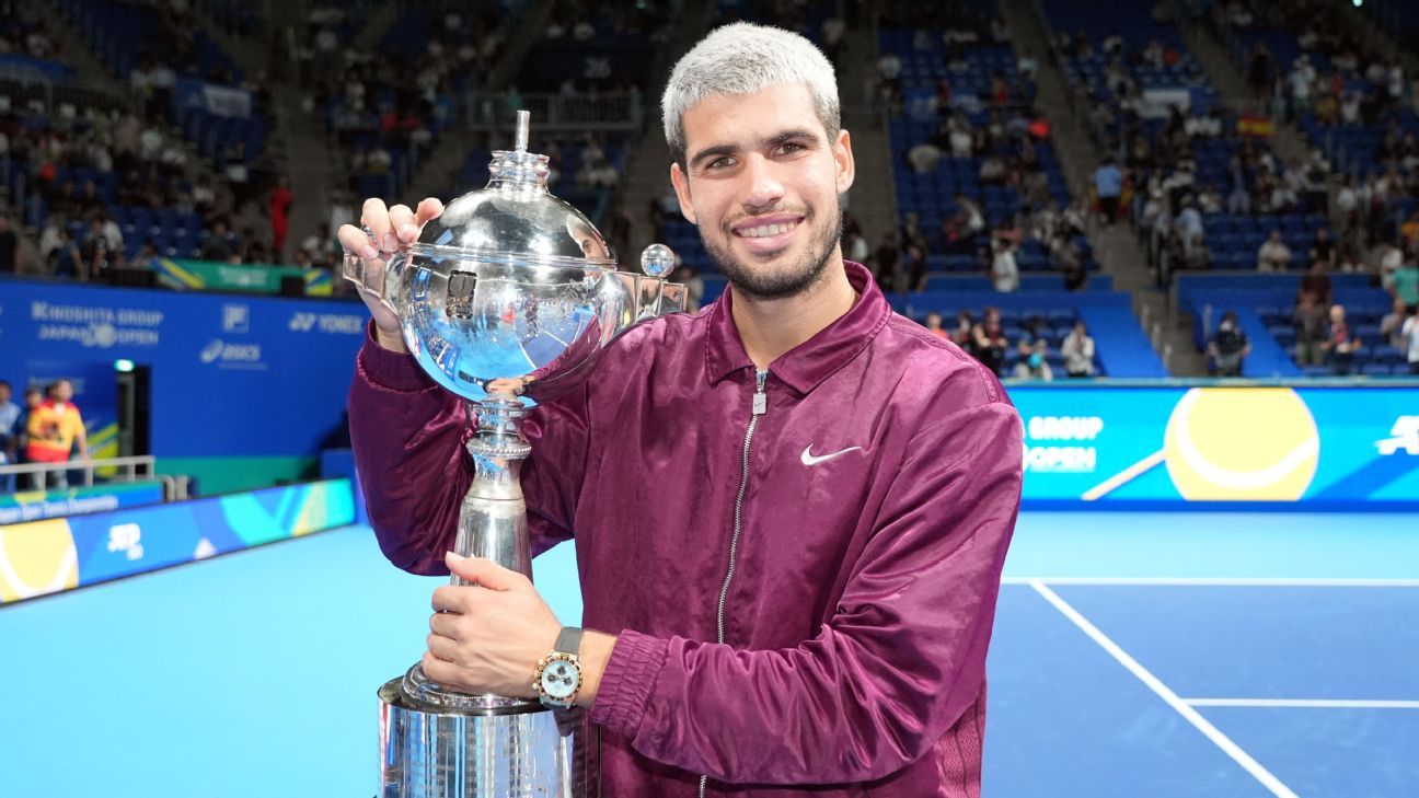 Carlos Alcaraz beats Taylor Fritz to win the Japan Open Final
