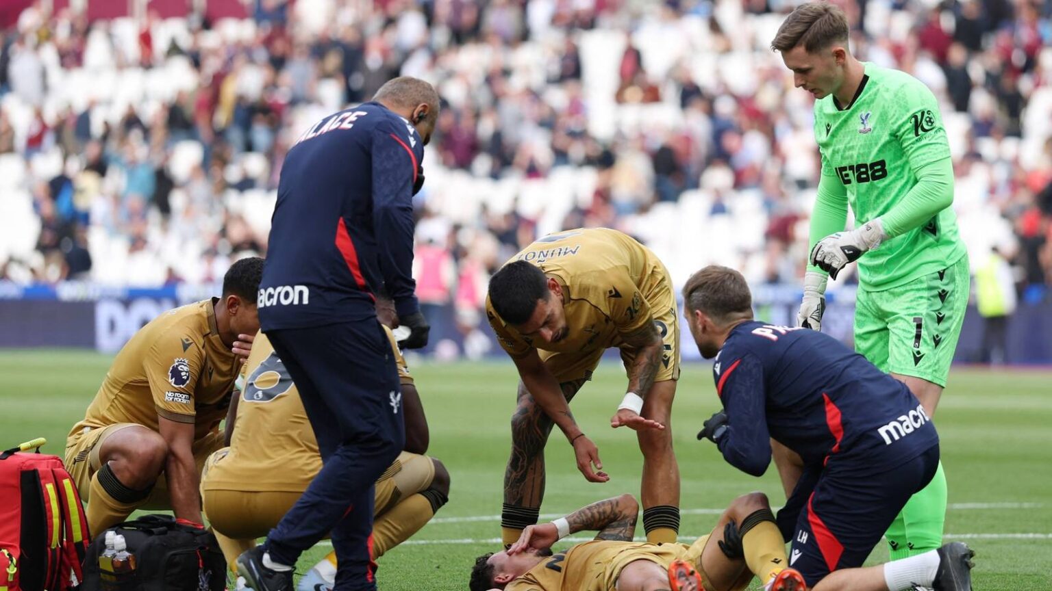 A serious injury update appears on two Crystal Palace stars in front of Liverpool