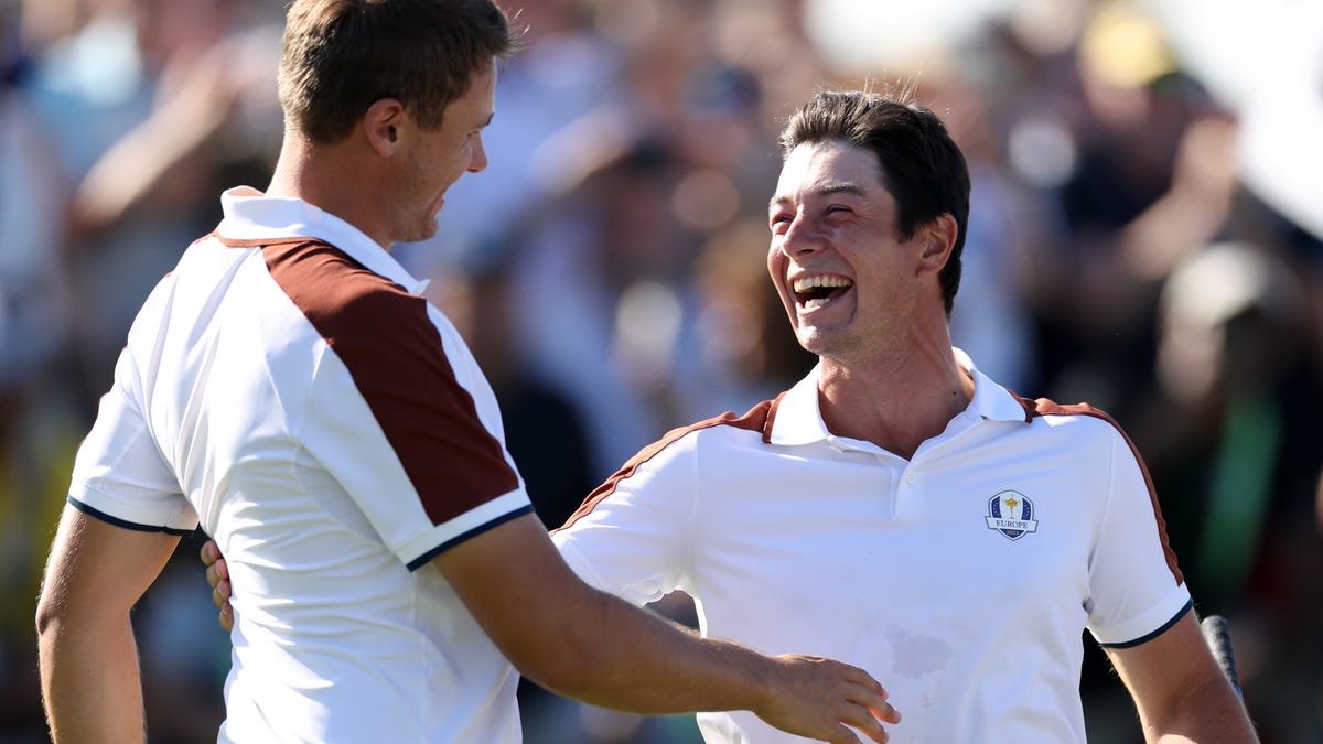 Break the 12-man team European roster for the 2025 Ryder Cup
