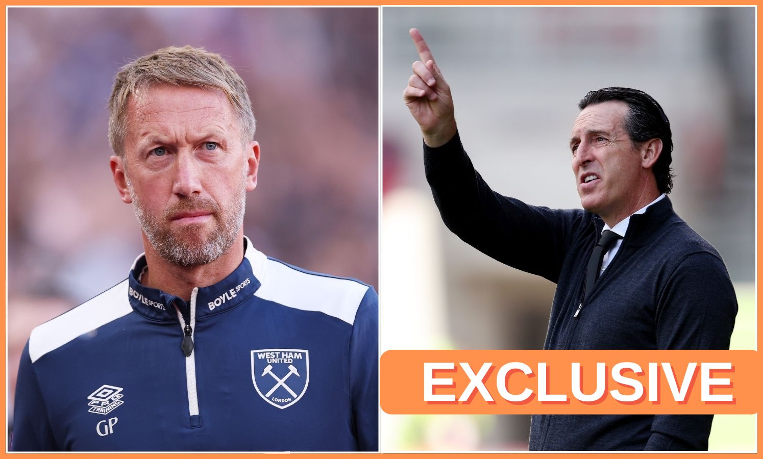 West Ham & Aston Villa managers