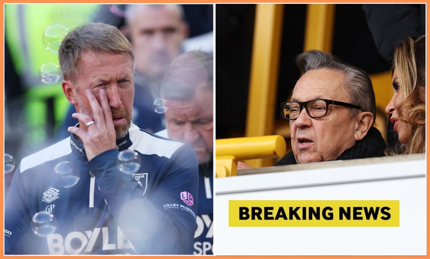 Graham Potter and David Sullivan