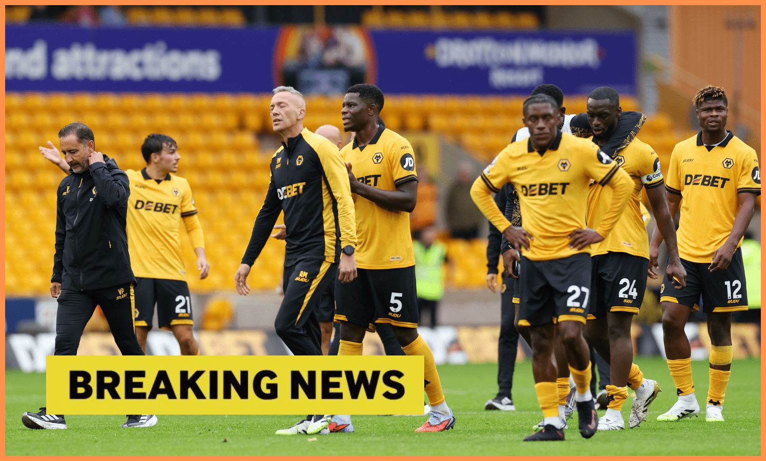 Wolves discuss to sign the British for £100k-a week tomorrow