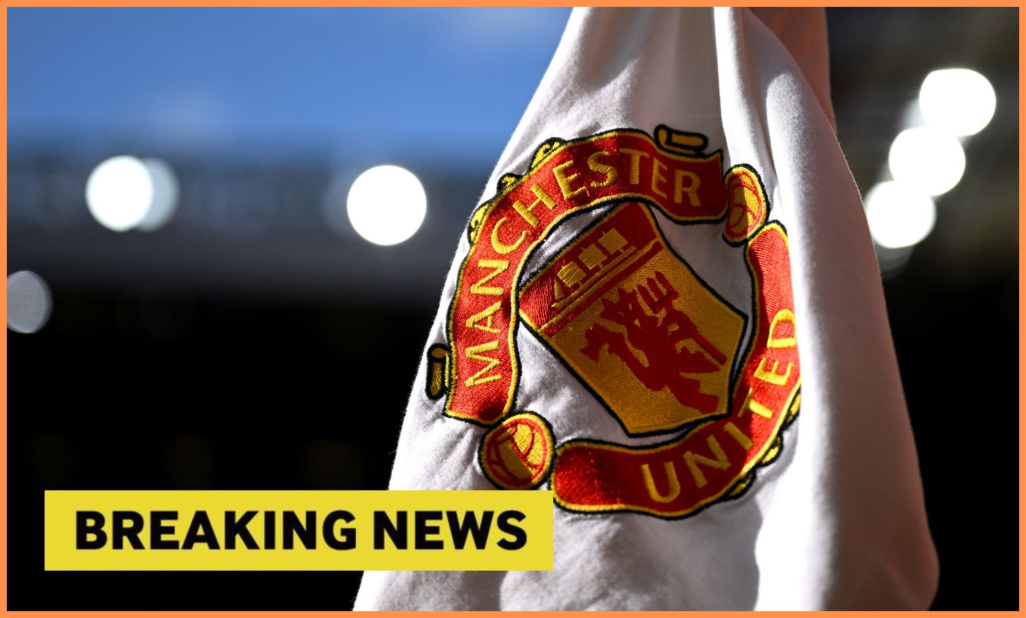 Manchester United flag and yellow