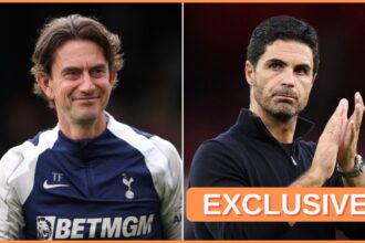 Thomas Frank and Mikel Arteta