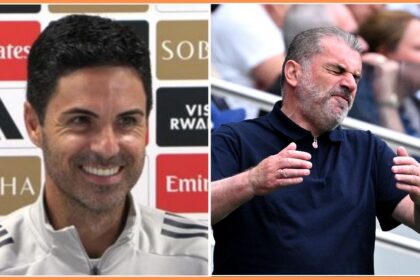 Mikel Arteta and Ange Postecoglou