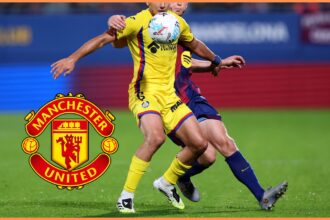 Frenkie de Jong in action for Barcelona against Getafe