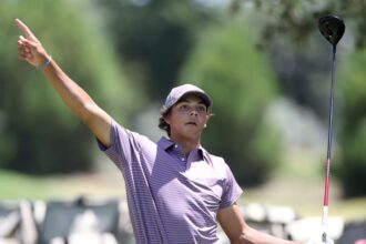 Charlie Woods makes an ace with TPC Sawgrass during juniors