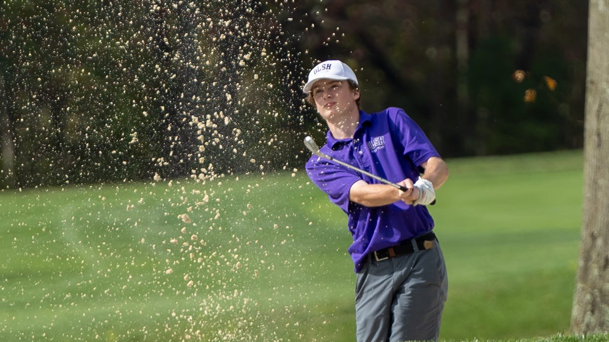 Jonah Schollaert of Olsh captures the WPIAL 2A Boys Golf Championship