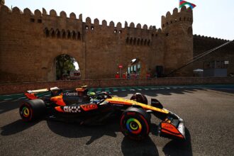Norris tops baku fp1 after a long delay to fix suppression