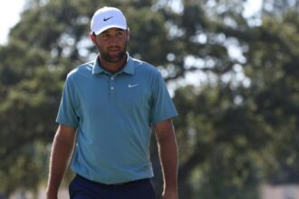 Procore Championship Leaderboard: Scottie Scheffler is struck by a fight