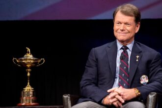 Tom Watson at the Ryder Cup is "embarrassing" about our fans' actions.