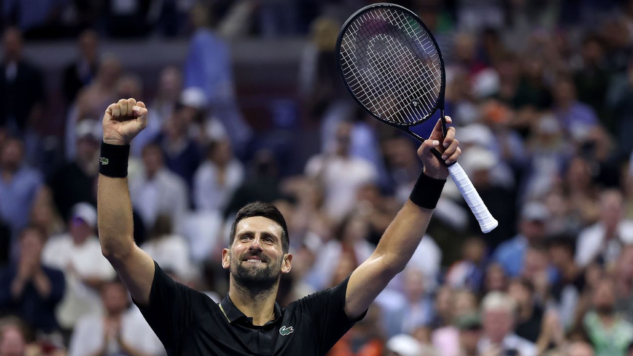 Novak Jjokovic reaches us to the open quarter final with dominant effort