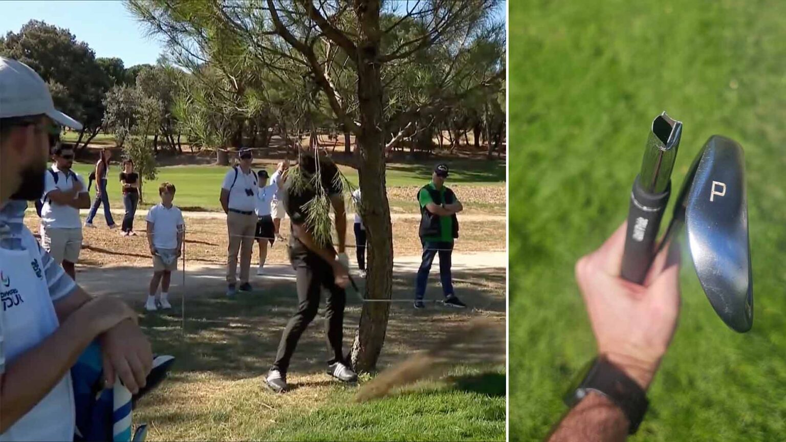 A professional can break two clubs and still win. It was an adventure to get a replacement
