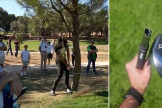 A professional can break two clubs and still win. It was an adventure to get a replacement