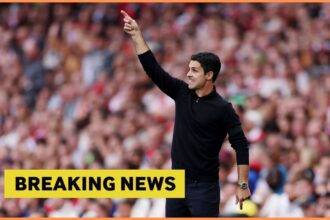 Arsenal manager Mikel Arteta