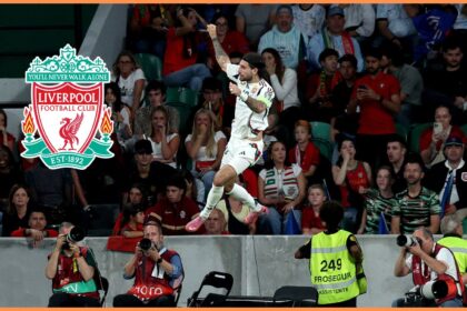 Dominik Szoboszlai celebrates a goal for Hungary