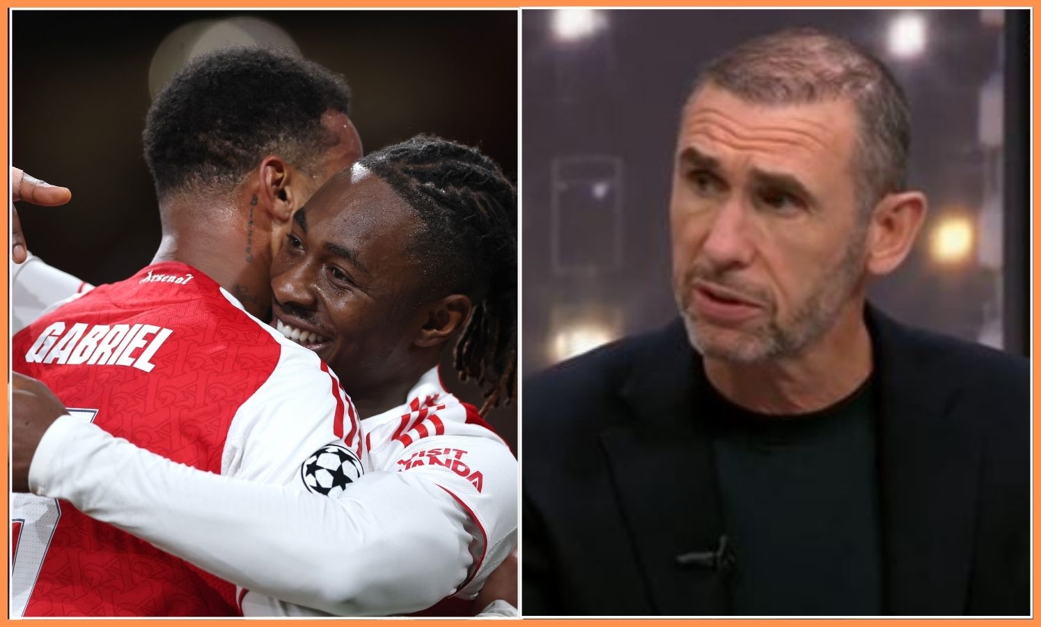 Gabriel Magalhaes, Eberechi Eze, and Martin Keown