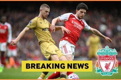 Adam Wharton in action for Crystal Palace against Arsenal