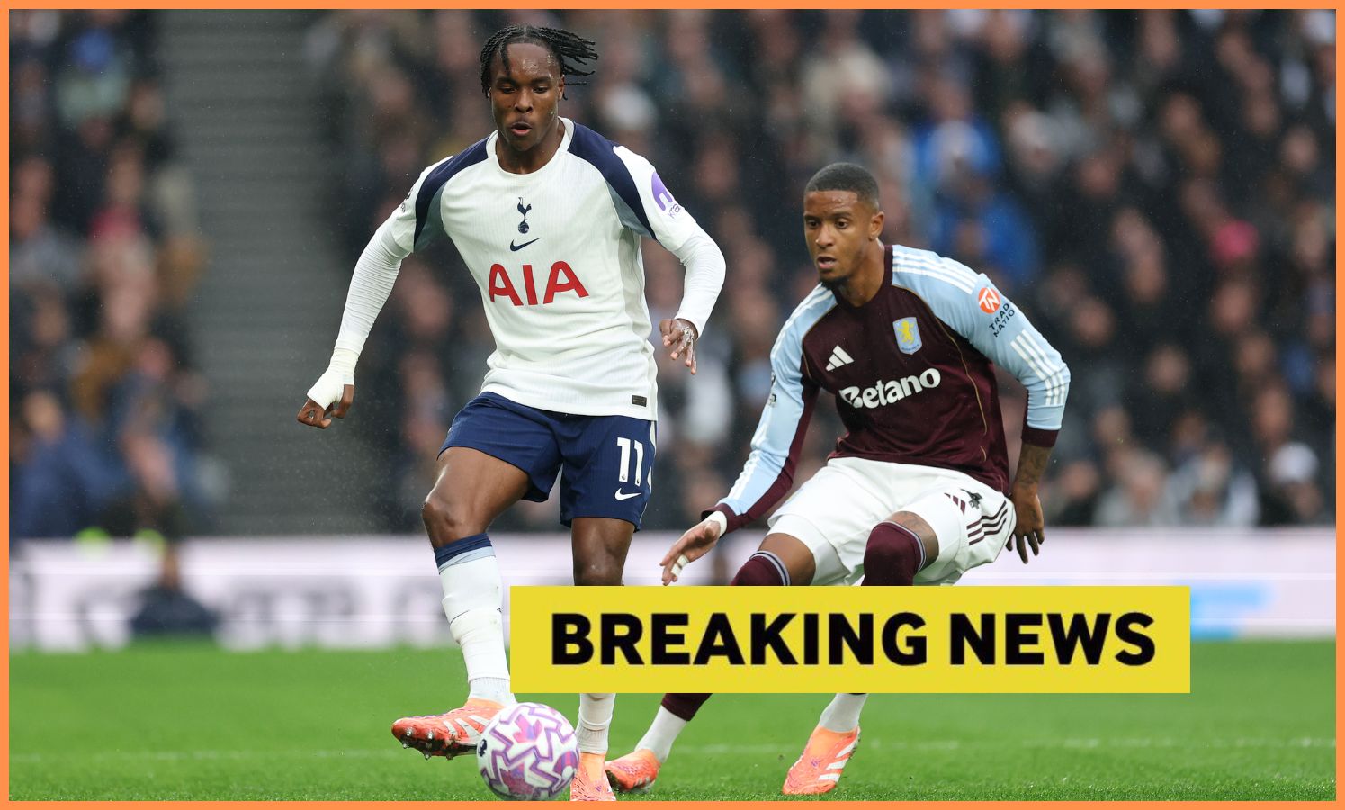 Mathys Tel and Ezri Konsa