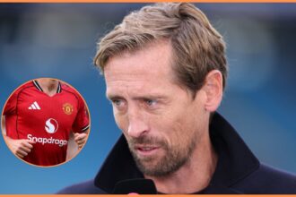 Peter Crouch on punditry duty