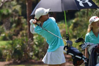 Eric Compton's daughter Petra is a rising junior golfer in South Florida