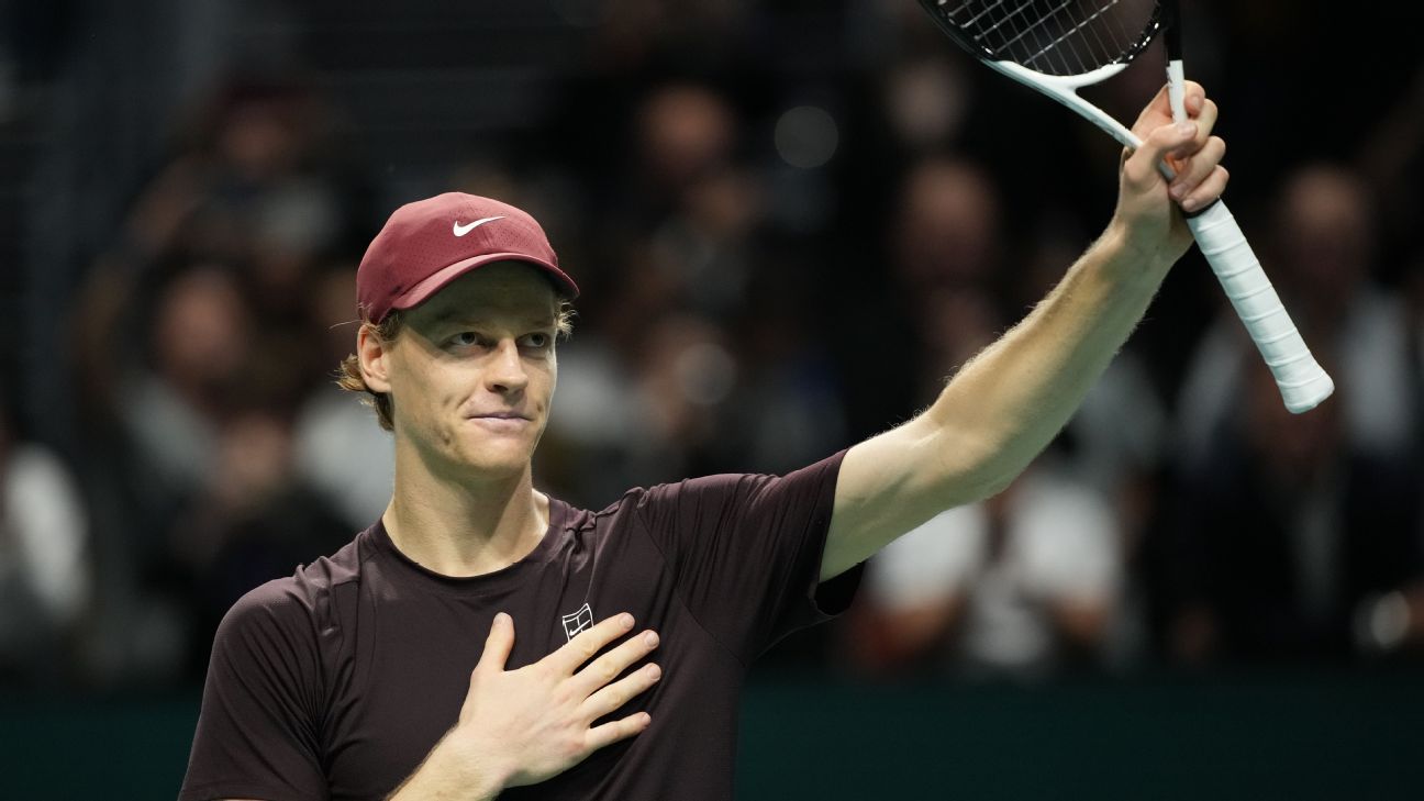 Jannik Sinner wins the Paris Masters and regains number one in the rankings