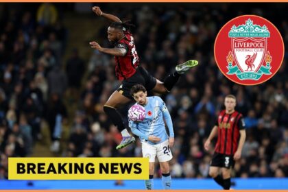 Antoine Semenyo in action during Bournemouth