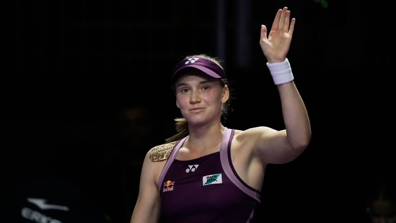 Rybakina defeats Pegula to advance to WTA Finals title match