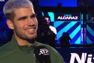 Rivals Carlos Alcaraz and Jannik Sinner face off at ATP Finals