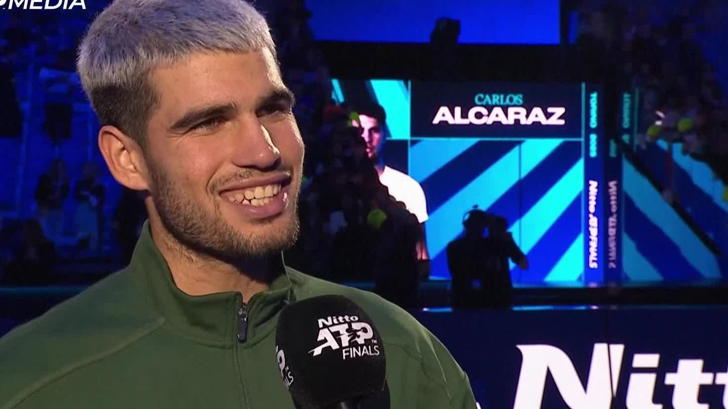 Rivals Carlos Alcaraz and Jannik Sinner face off at ATP Finals