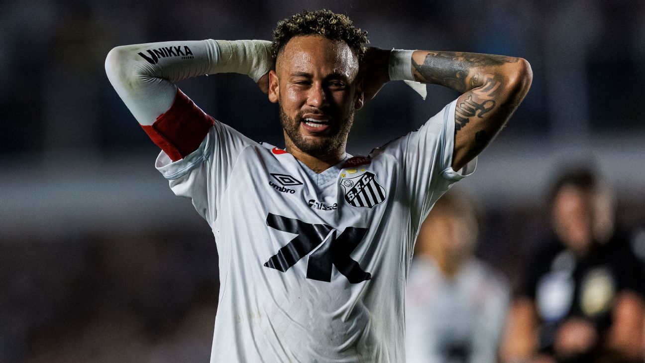 Neymar's World Cup hopes hit record low with Santos as Estevan star rises