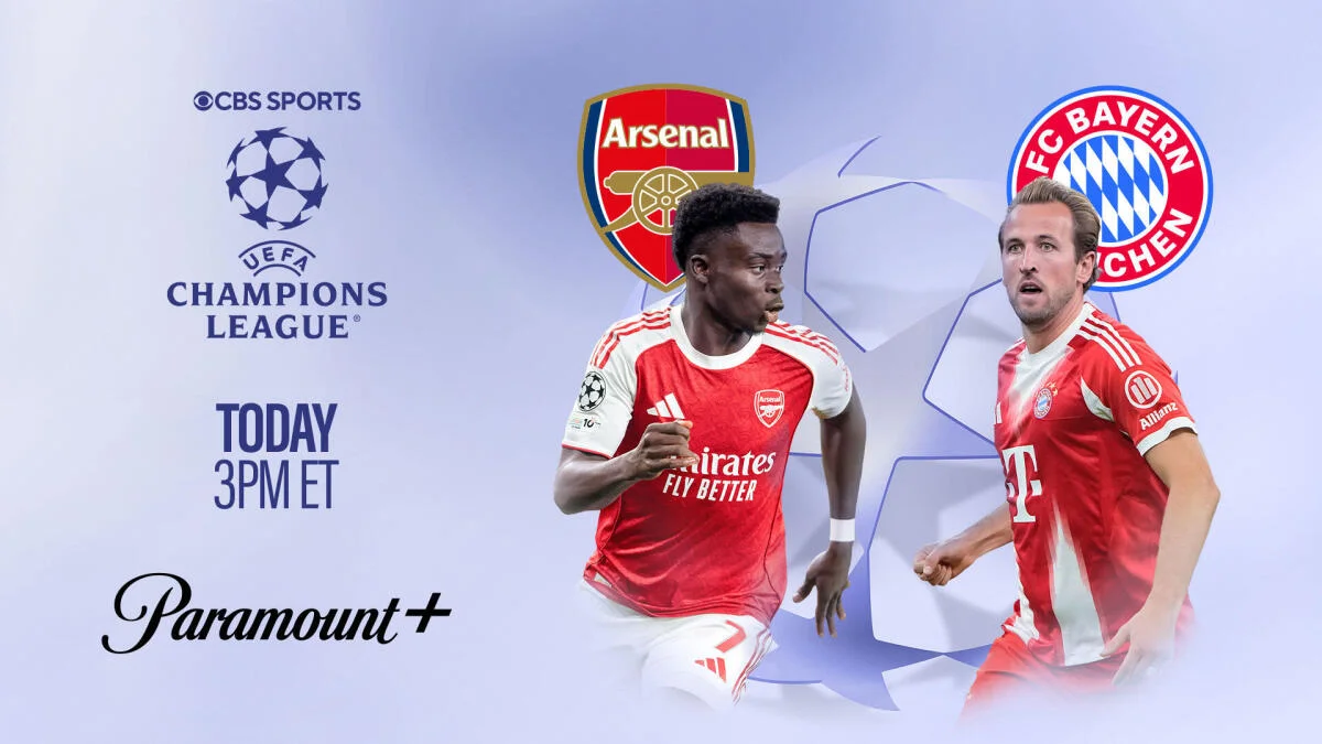 Footy Fix: Arsenal vs Bayern Munich headlines a huge Champions League day on Paramount+ and CBS Sports