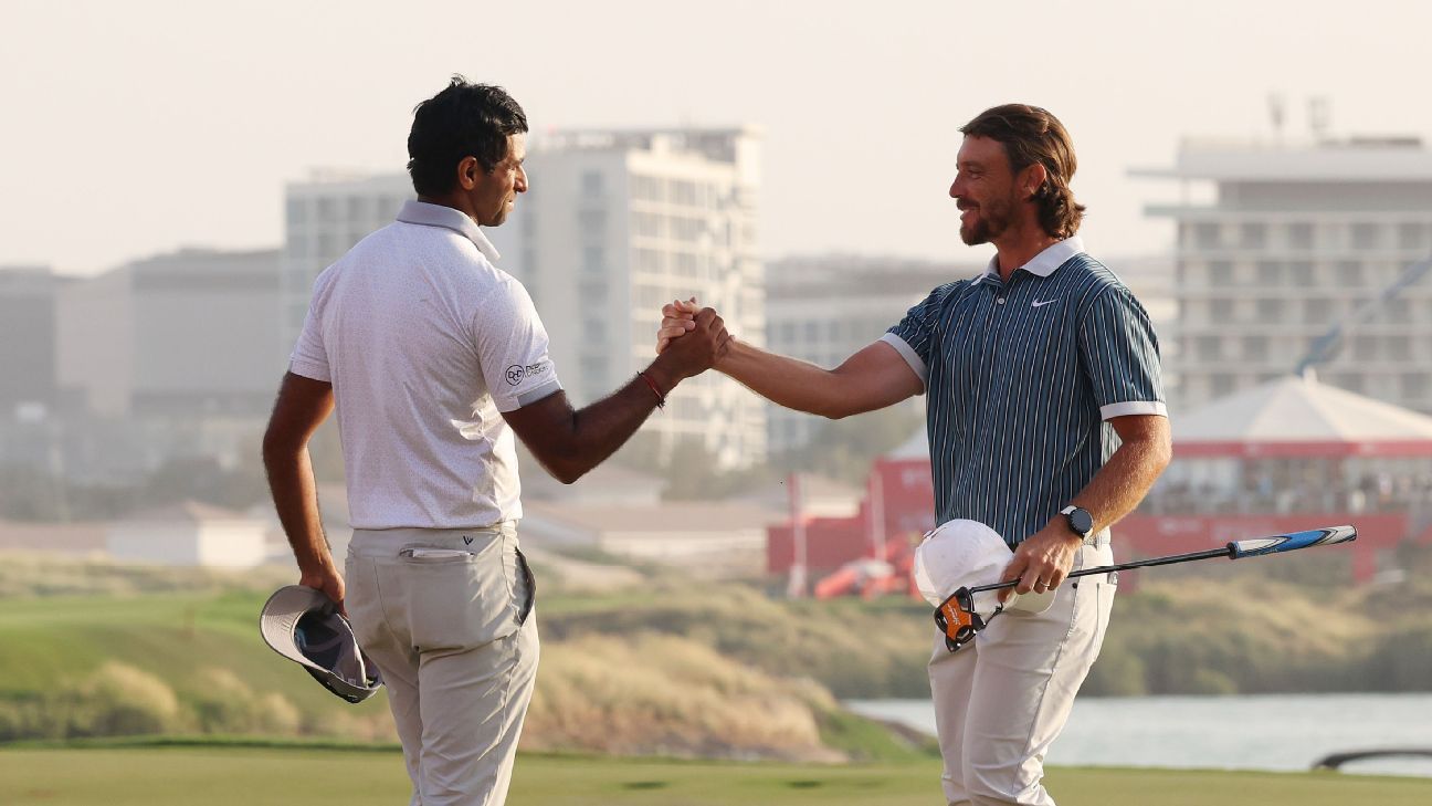 Aaron Rai defeats Tommy Fleetwood to win Abu Dhabi title