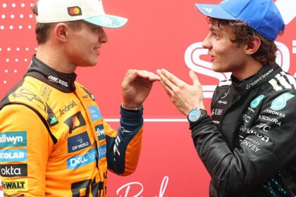 Antonelli 'frustrated' at falling behind Norris again in Brazil