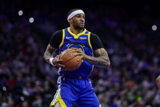 Gary Payton plays for the Golden State Warriors.