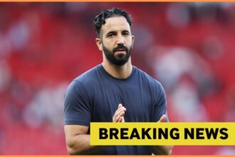 Man United manager Ruben Amorim