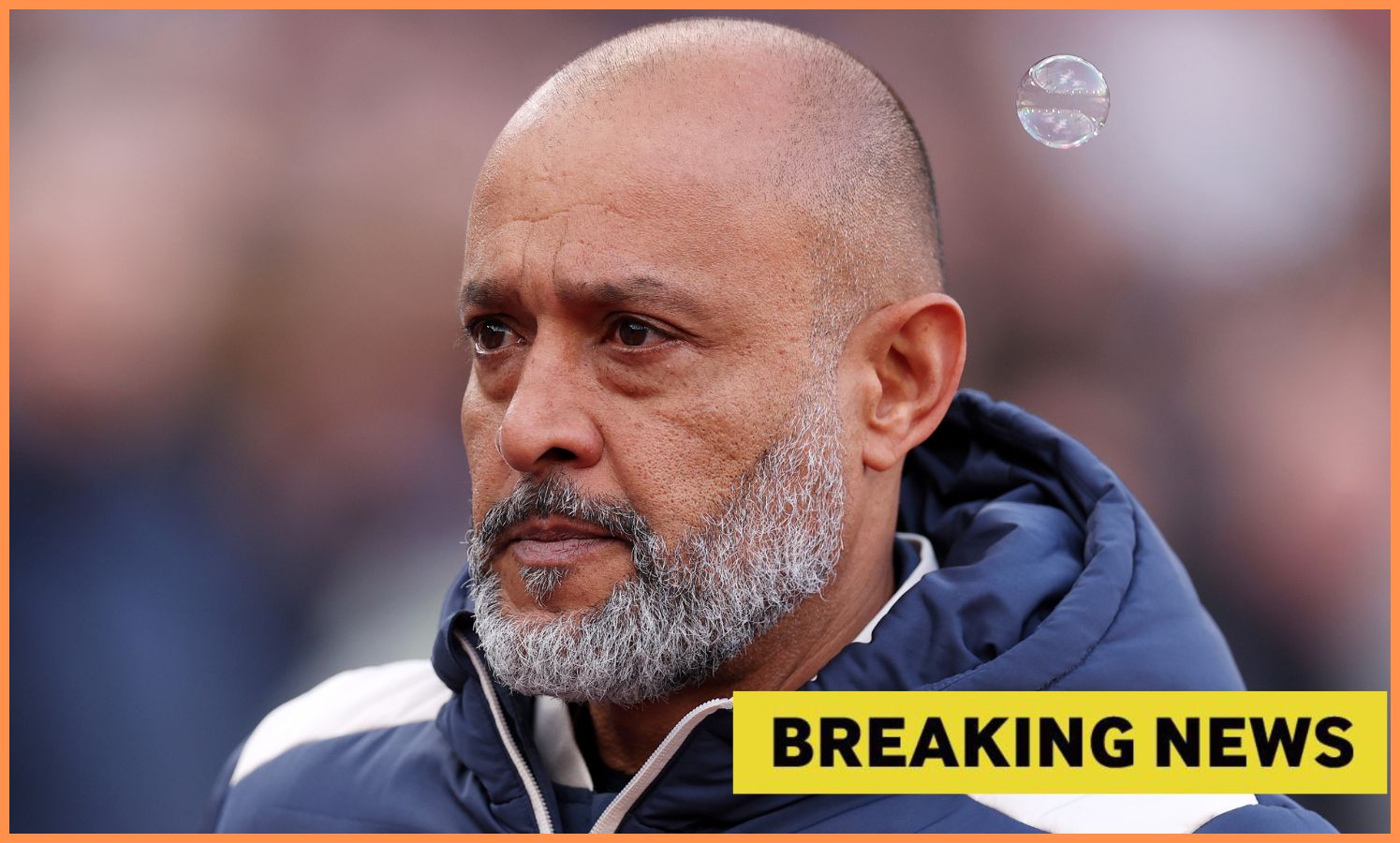 Nuno Espirito Santo looks on during West Ham vs Newcastle