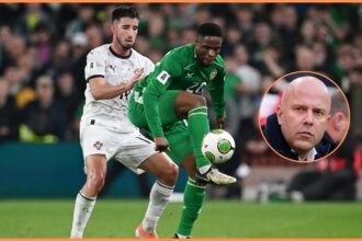 Goncalo Inacio in action for Portugal against the Republic of Ireland