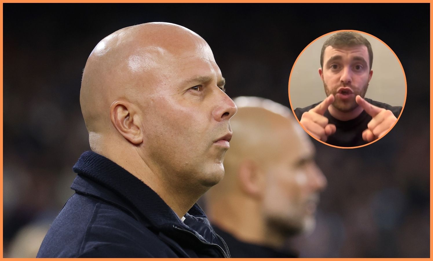 Arne Slot and Fabrizio Romano